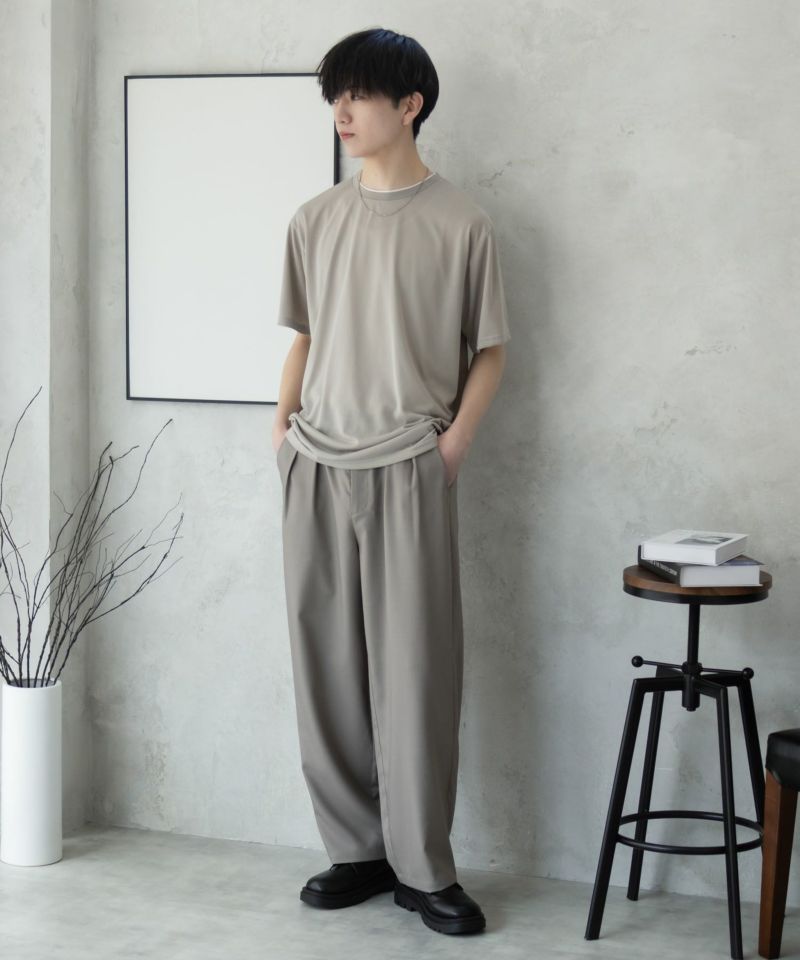 NAVY  天竺クルーレイヤードTシャツ メンズ商品画像-31