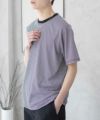 NAVY  ボーダークルーTシャツ メンズ商品サムネイル-3