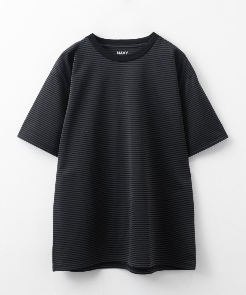 NAVY  ボーダークルーTシャツ メンズ商品画像-15