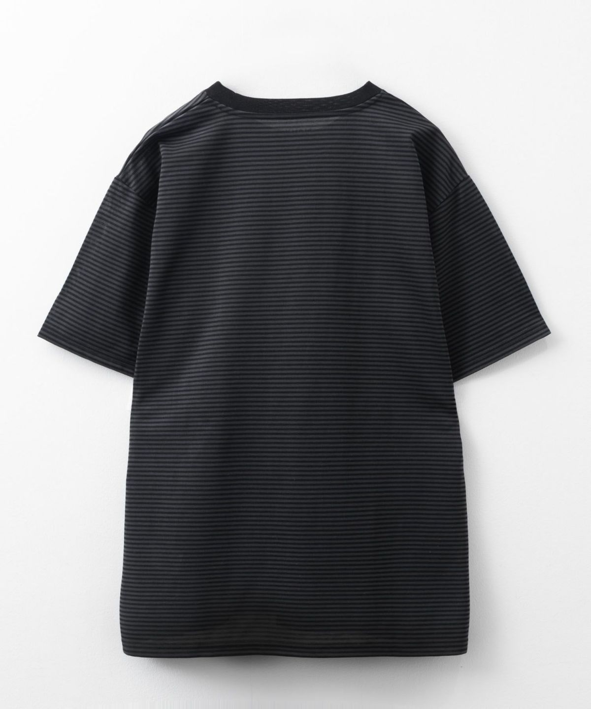 NAVY ボーダークルーTシャツ メンズ