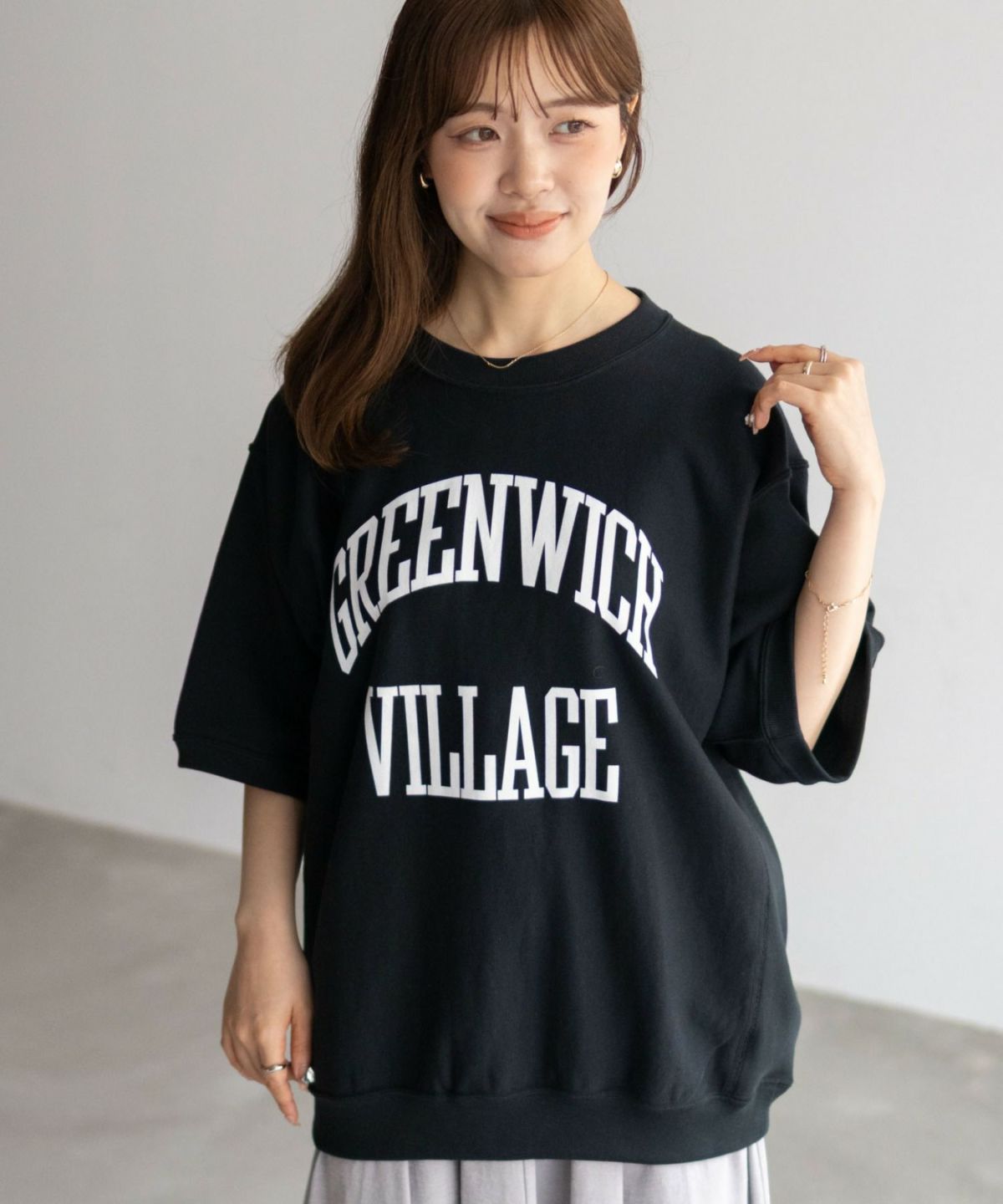 Champion リバースウィーブショートスリーブスウェットシャツ メンズ