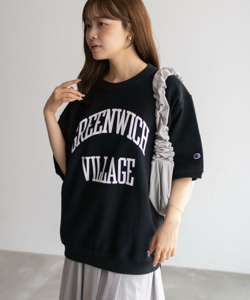 Champion リバースウィーブショートスリーブスウェットシャツ メンズ