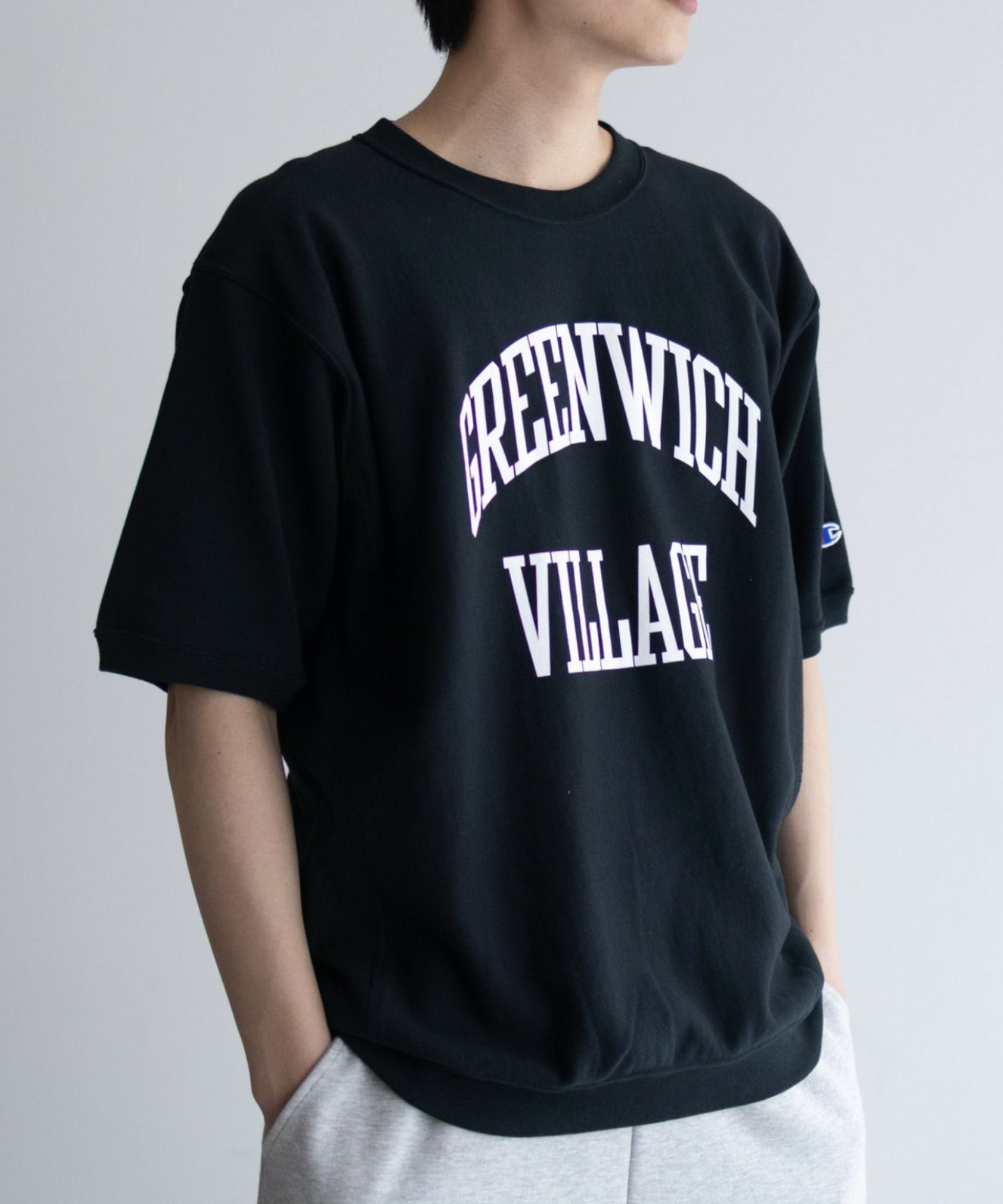 Champion  リバースウィーブショートスリーブスウェットシャツ メンズ商品画像-13