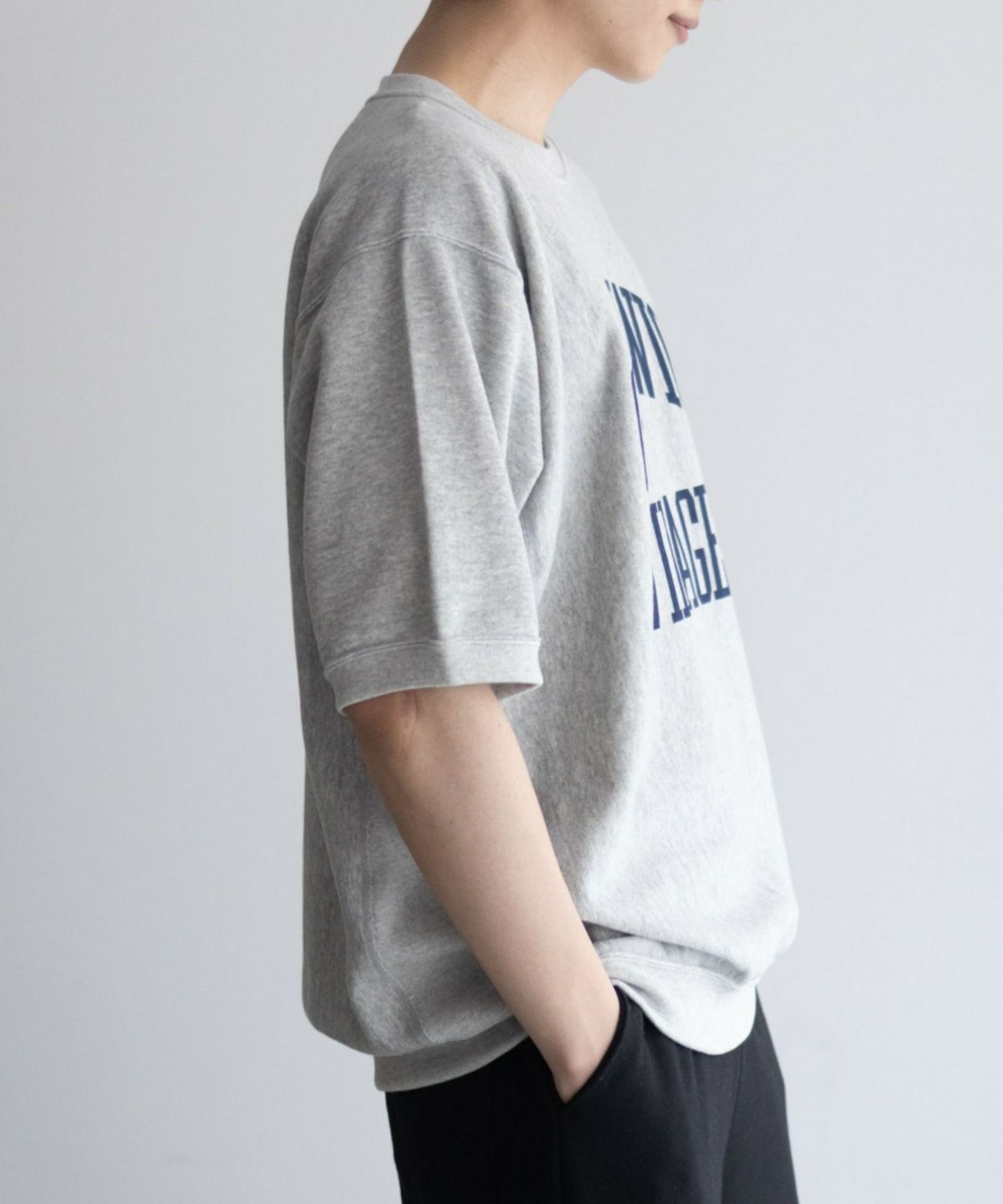 Champion リバースウィーブショートスリーブスウェットシャツ メンズ