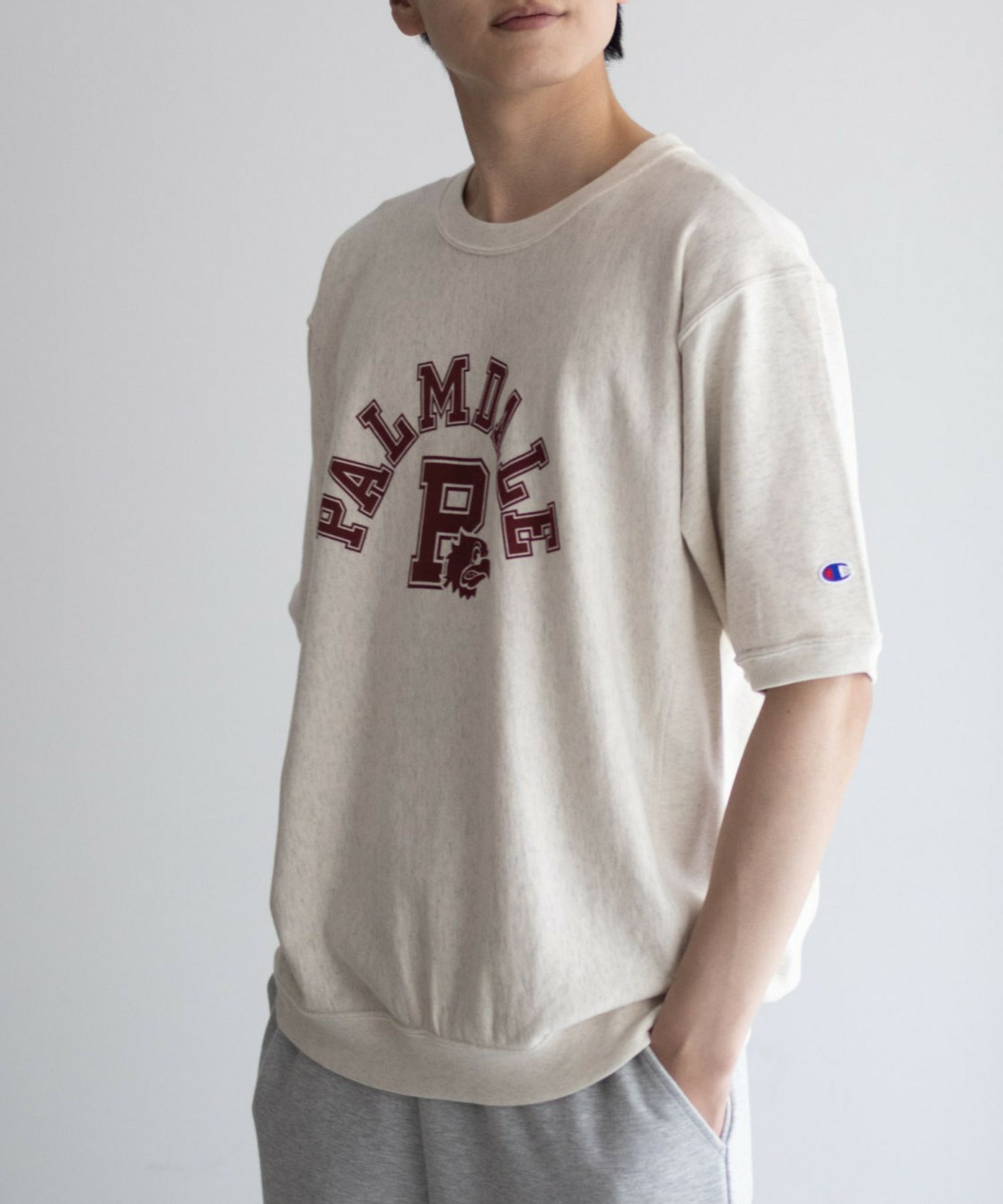 Champion  リバースウィーブショートスリーブスウェットシャツ メンズ商品画像-19