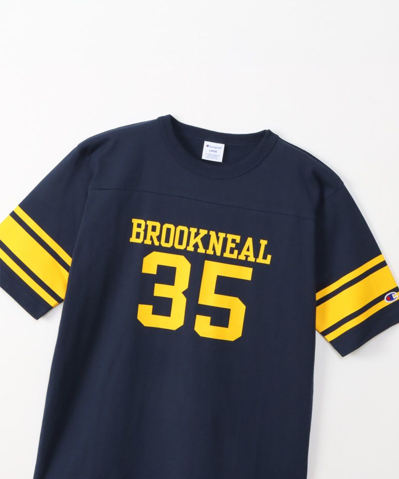Champion NAVY 12 シャツ M フットボールtシャツ Champion tシャツ 「Champion」フットボールTシャツ メンズ