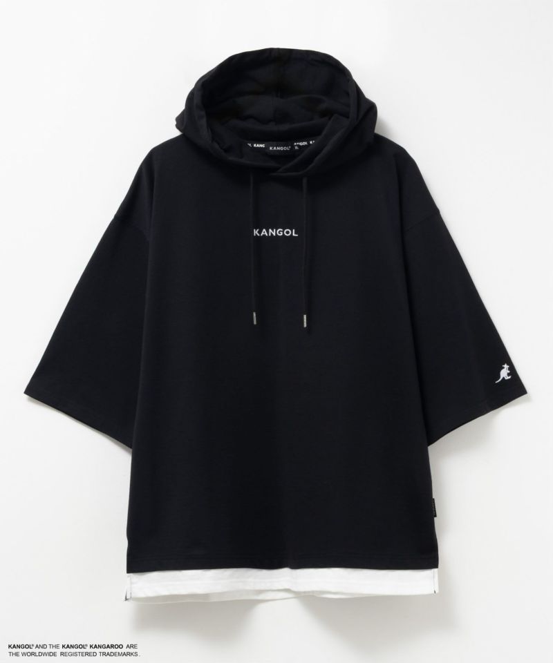 KANGOL  フェイクレイヤードTパーカー メンズ商品画像-1