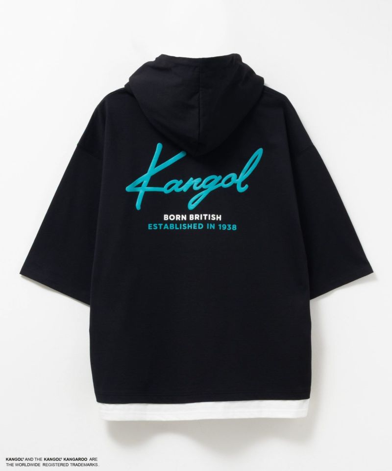 KANGOL  フェイクレイヤードTパーカー メンズ商品画像-2