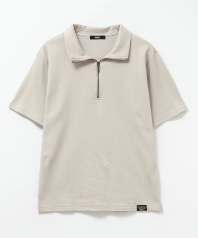 [値下げ]MOSSIMO  ジャガードジップポロシャツ メンズ