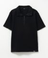 MOSSIMO ジャガードジップポロシャツ メンズ