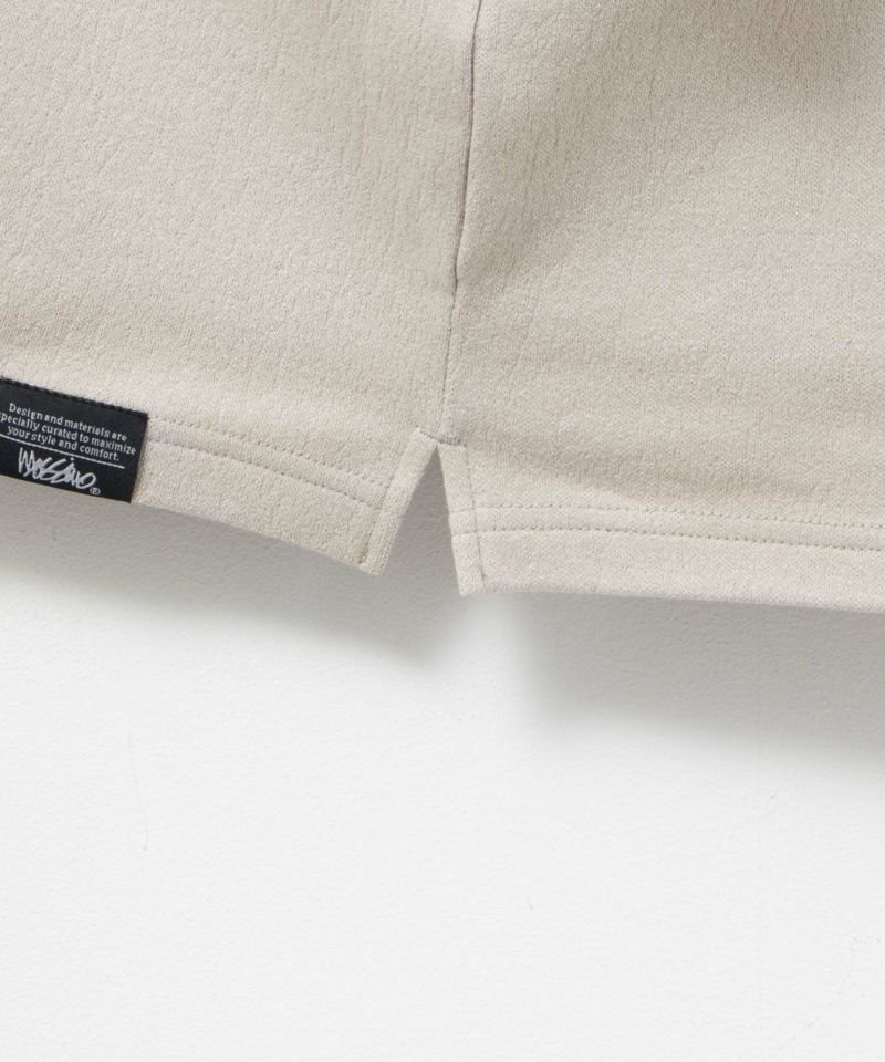 MOSSIMO  ジャガードジップポロシャツ メンズ商品画像-5