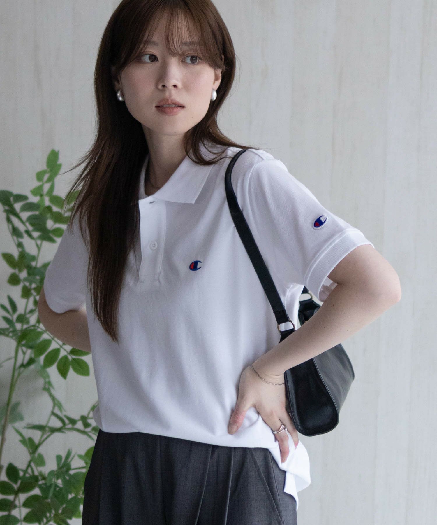 Champion  ワンポイントポロシャツ メンズ商品画像-1