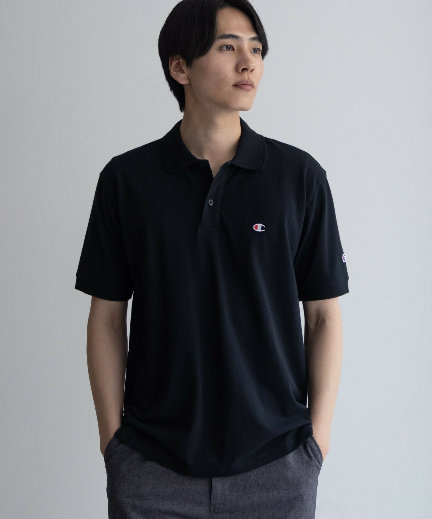Champion  ワンポイントポロシャツ メンズ商品画像-22