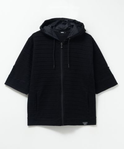 MOSSIMO  ロールアップ6分袖パーカー メンズ