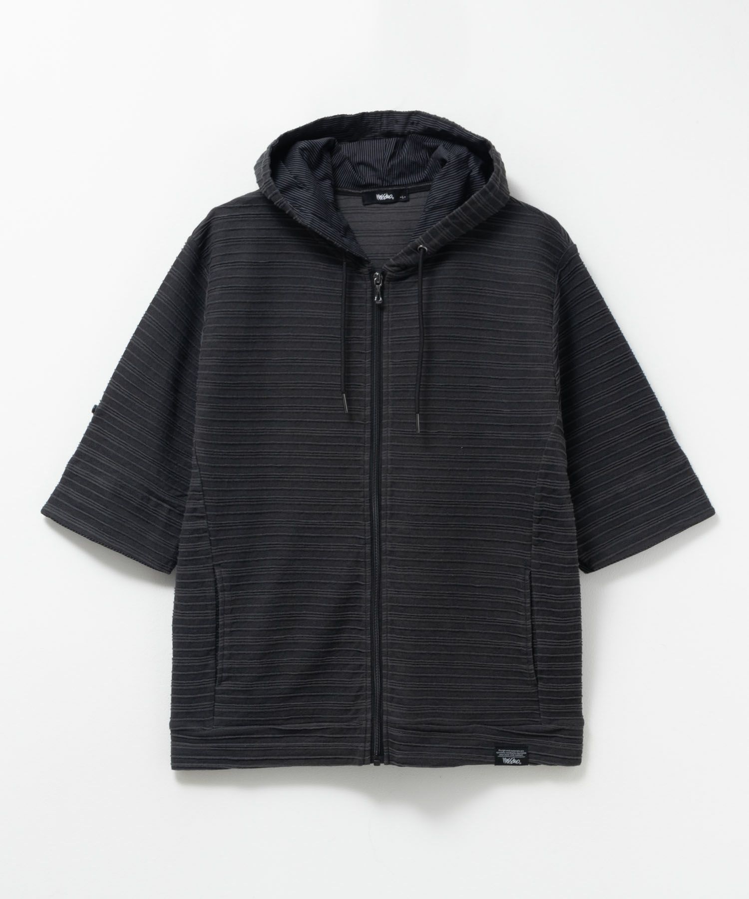 MOSSIMO  ロールアップ6分袖パーカー メンズ商品画像-3