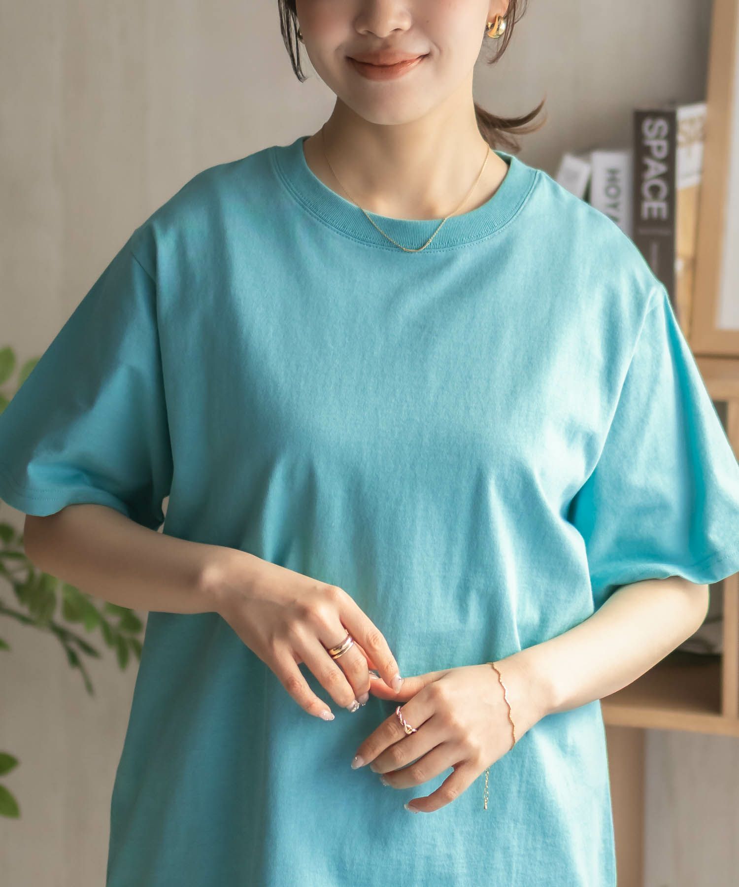 nAvy エブリーT ベーシックルーズTシャツ レディース メール便 対応商品商品サムネイル-7