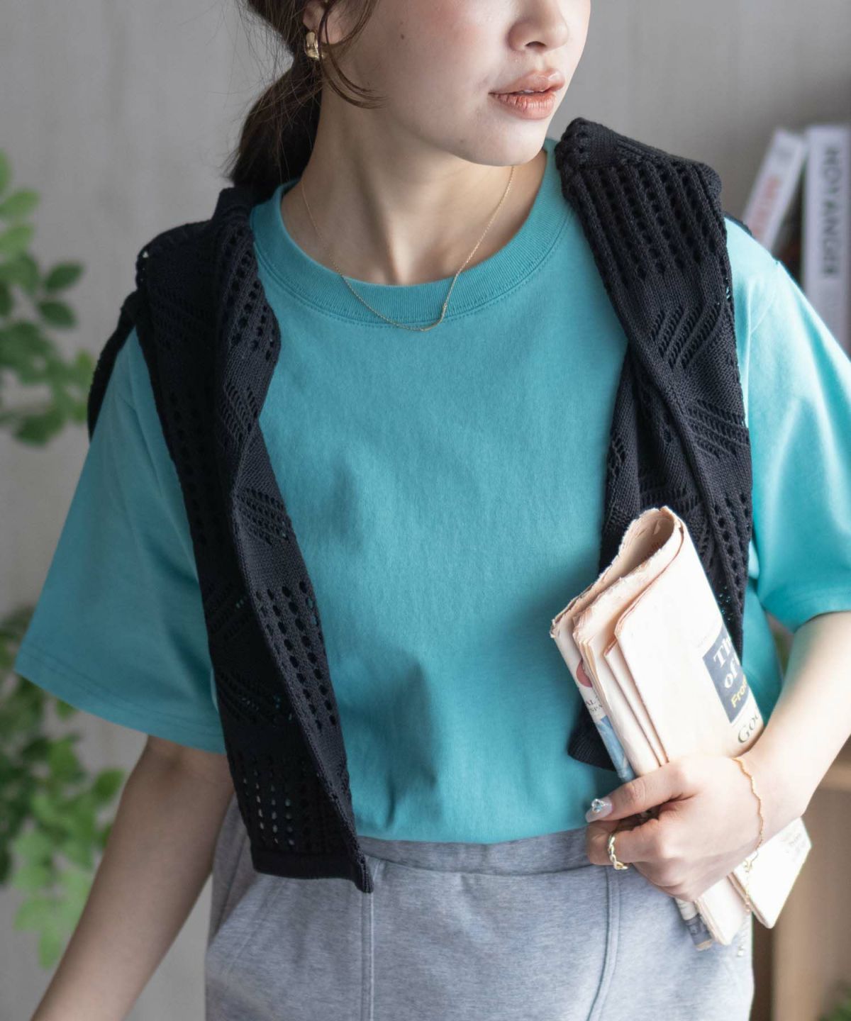 nAvy ベーシックルーズTシャツ レディース ネコポス 対応商品