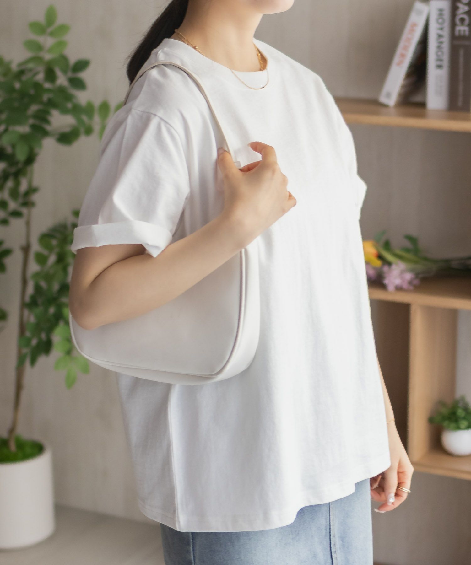 nAvy エブリーT ベーシックルーズTシャツ レディース メール便 対応商品商品画像-10