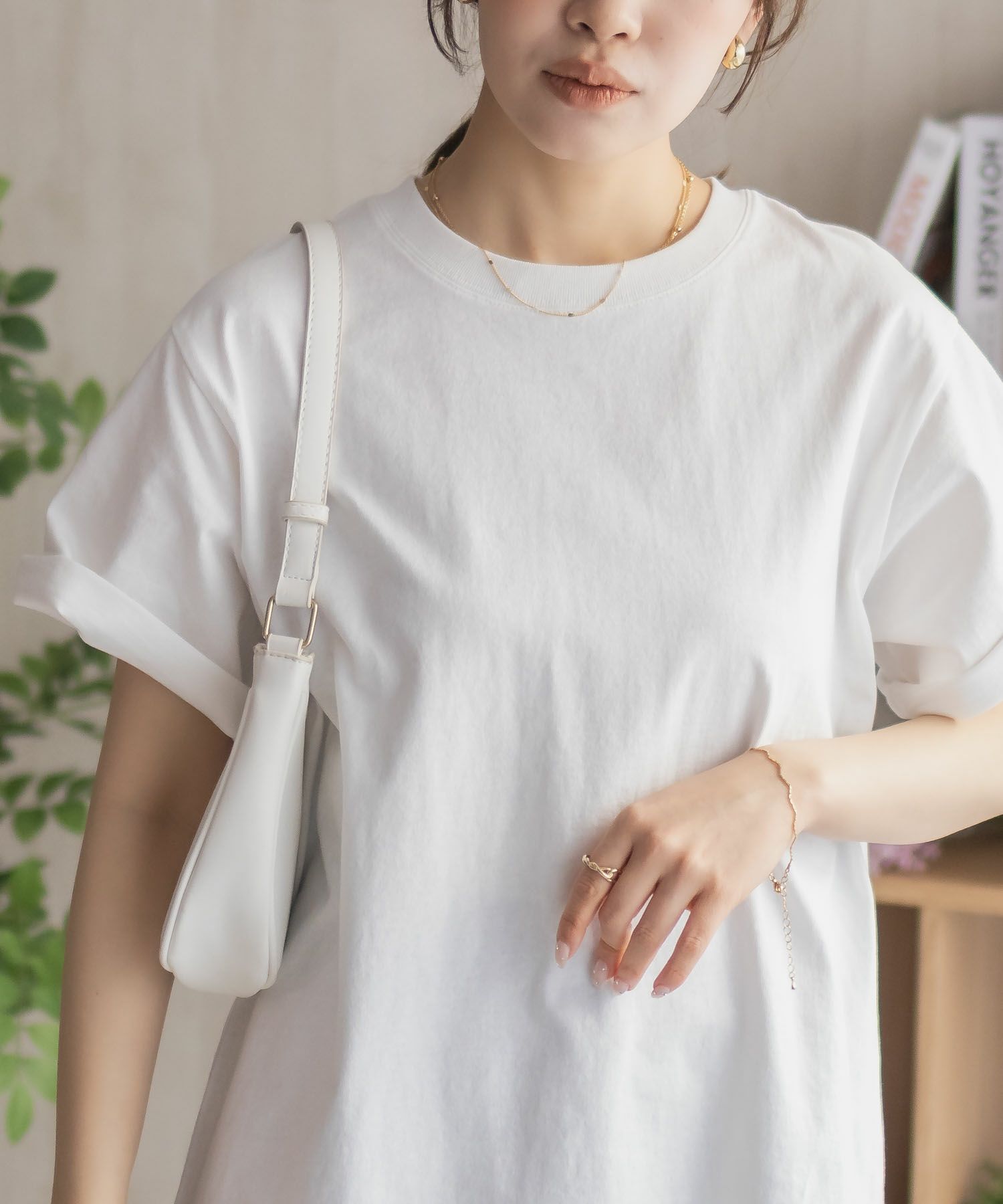 nAvy ベーシックルーズTシャツ レディース ネコポス 対応商品