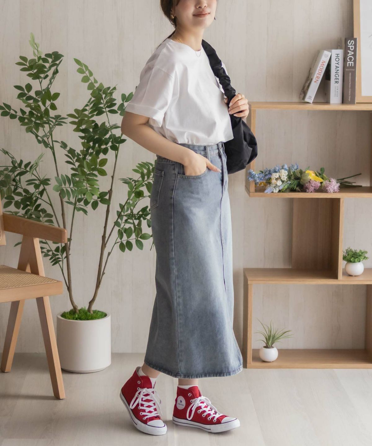 nAvy ベーシックルーズTシャツ レディース ネコポス 対応商品