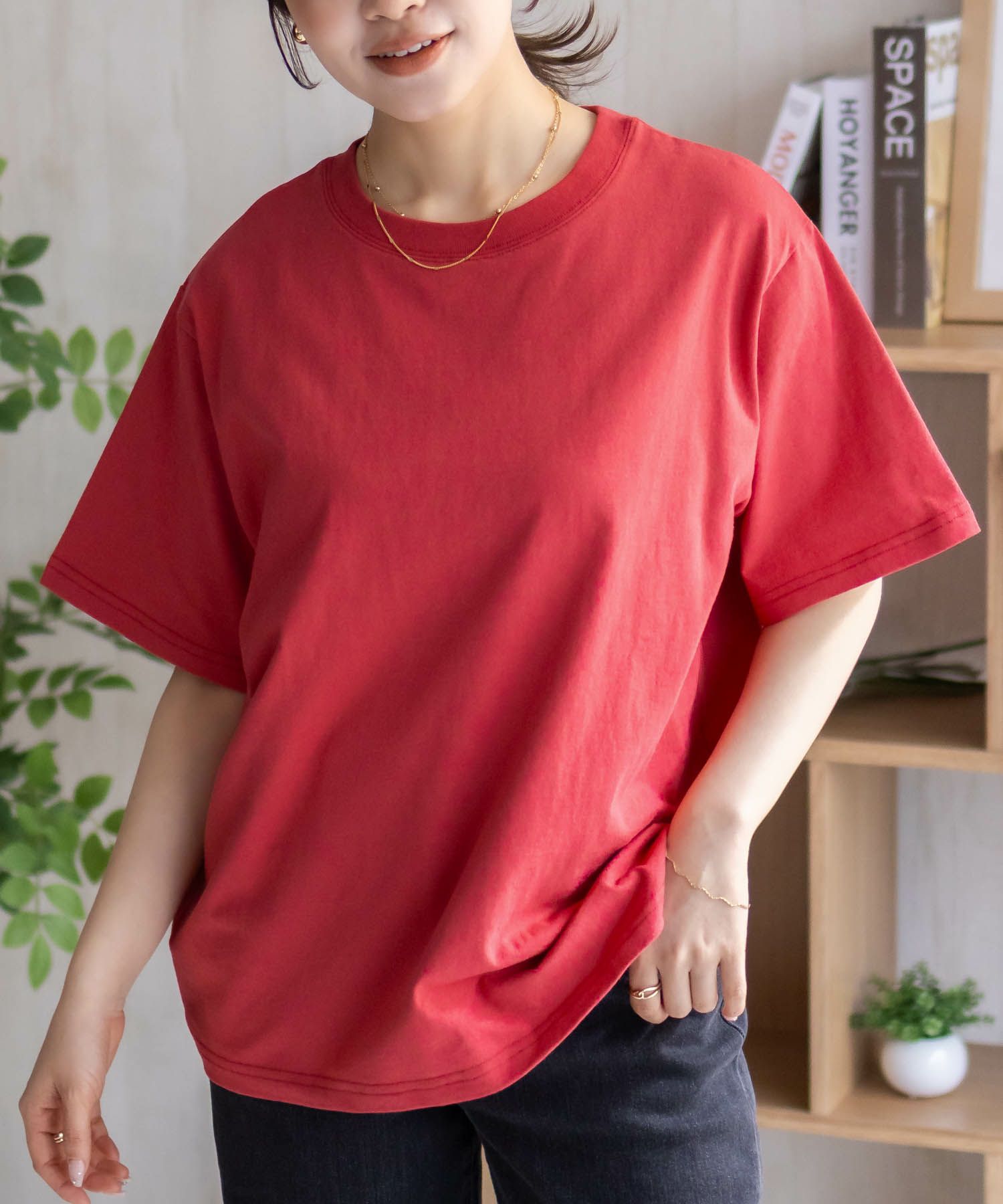 nAvy エブリーT ベーシックルーズTシャツ レディース メール便 対応商品商品画像-19