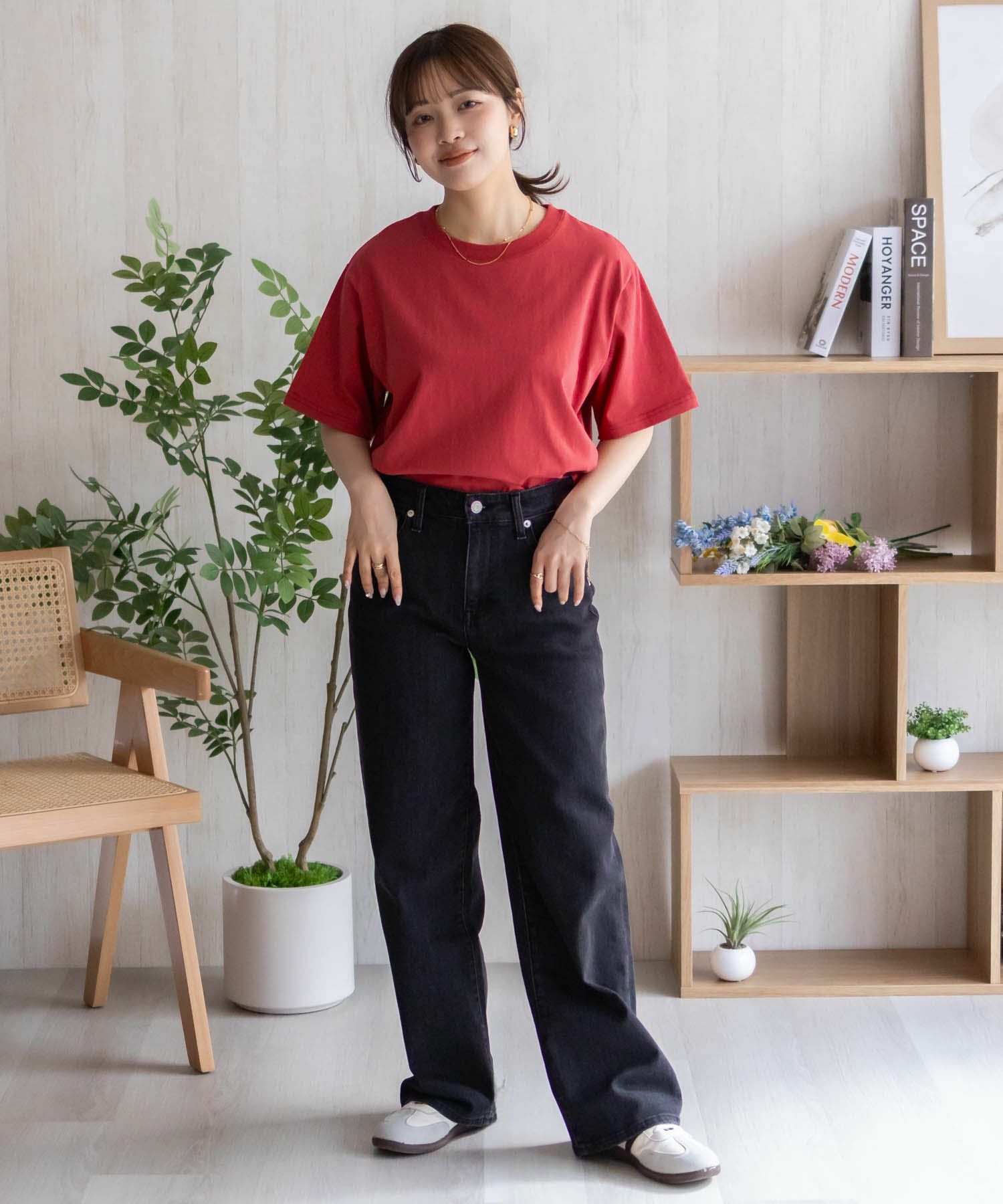 nAvy エブリーT ベーシックルーズTシャツ レディース メール便 対応商品商品画像-39