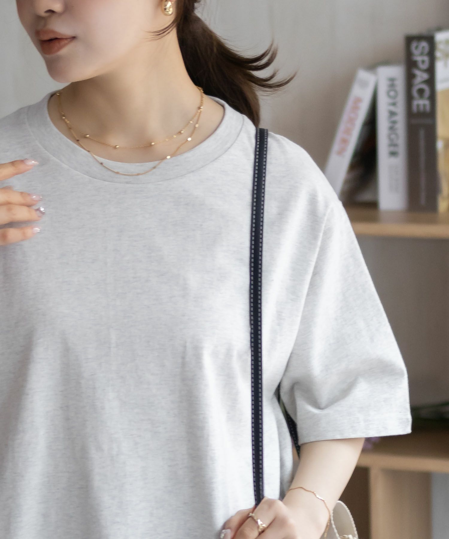 nAvy エブリーT 裾リブTシャツ レディース メール便 対応商品商品画像-13