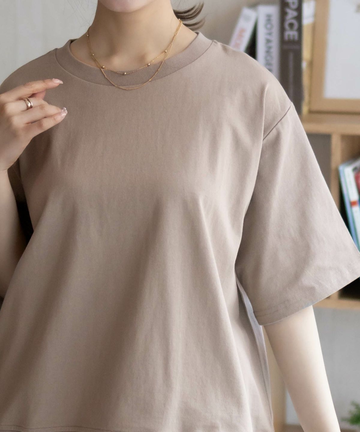 nAvy 裾リブTシャツ レディース ネコポス 対応商品