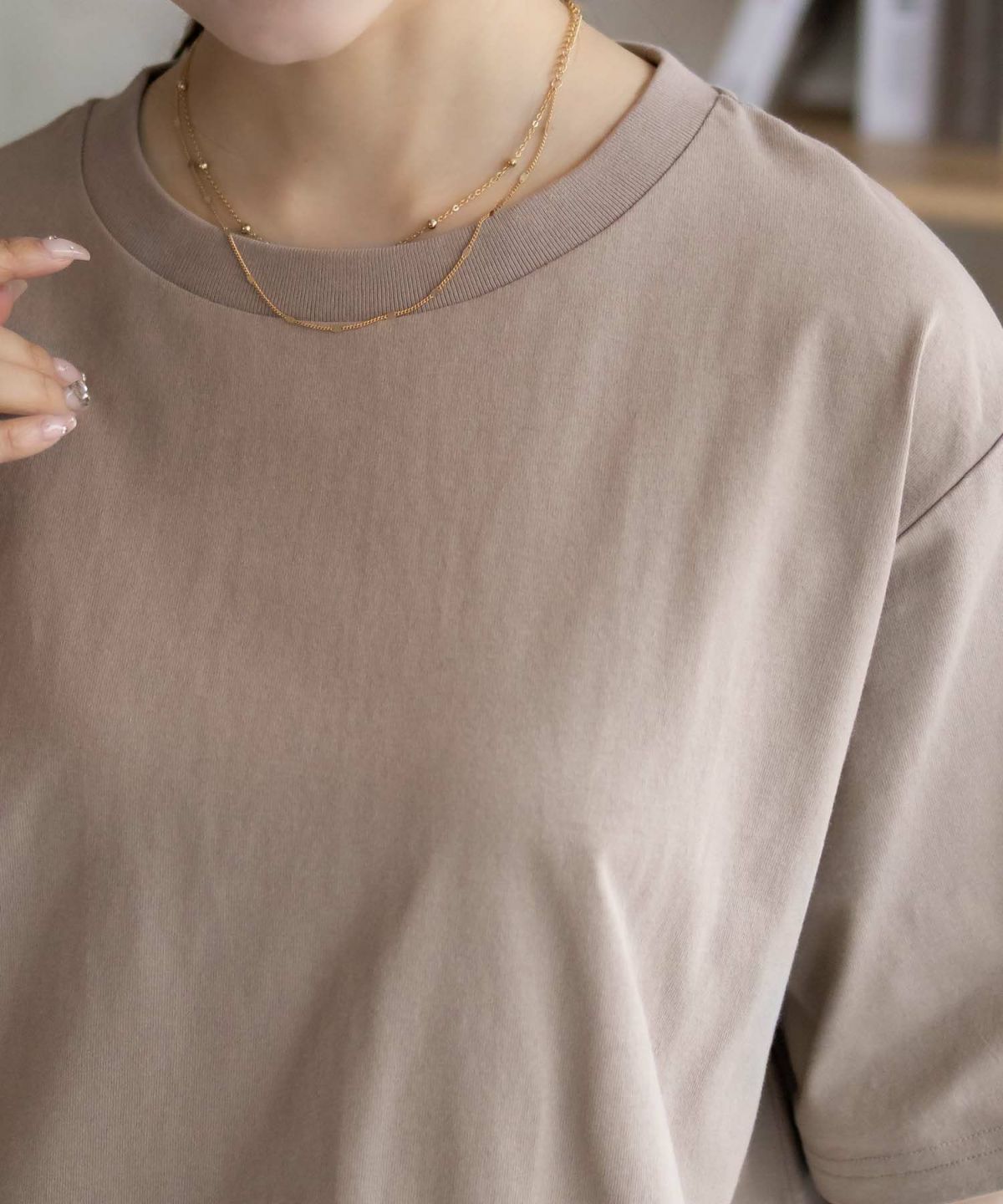 nAvy 裾リブTシャツ レディース ネコポス 対応商品