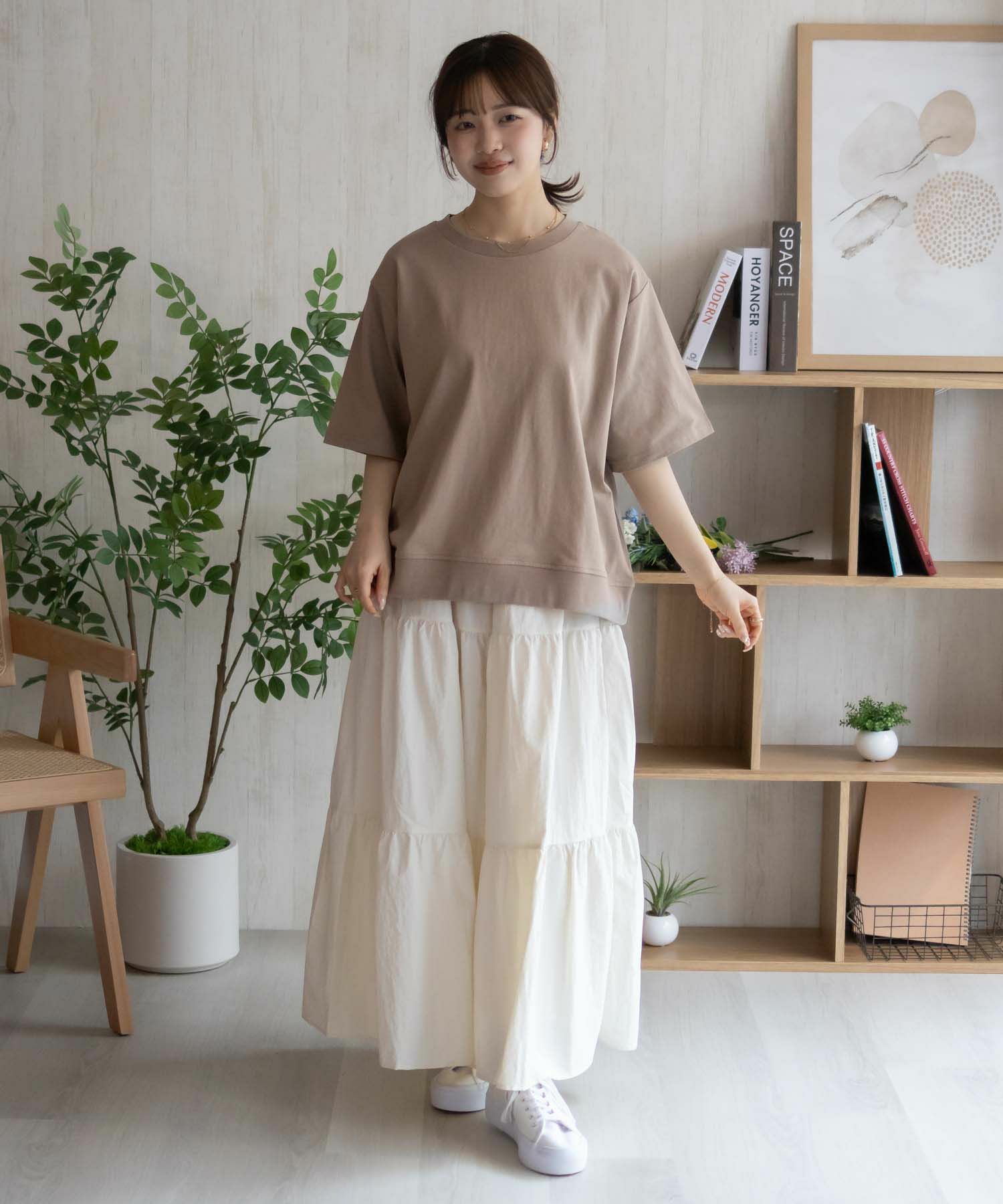 nAvy エブリーT 裾リブTシャツ レディース メール便 対応商品商品画像-38