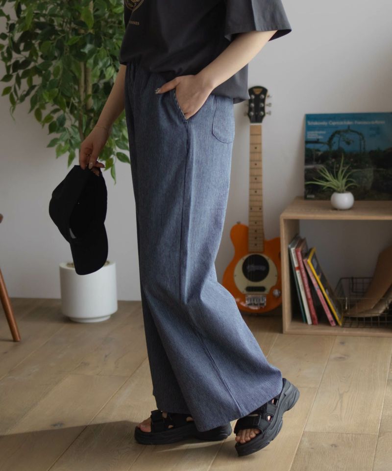 nAvy 毎日はきたくなるデニム「マイデニ」 イージーワイドパンツ レディース商品画像-7