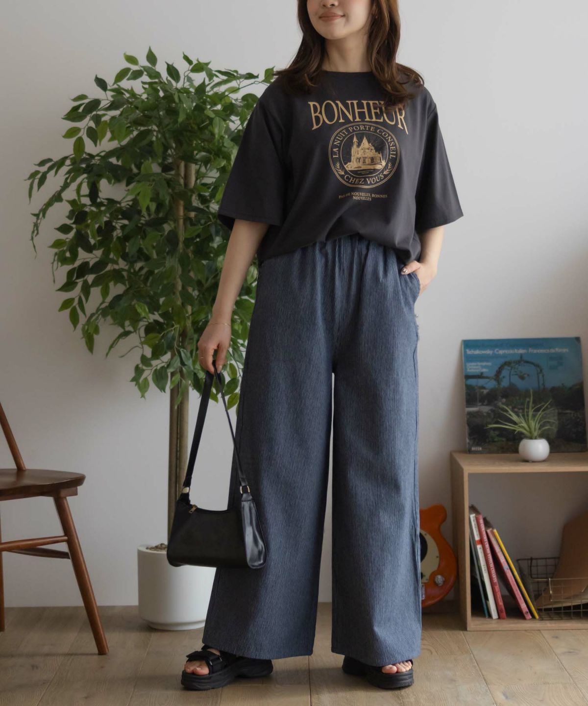 nAvy 毎日はきたくなるデニム「マイデニ」 イージーワイドパンツ レディース