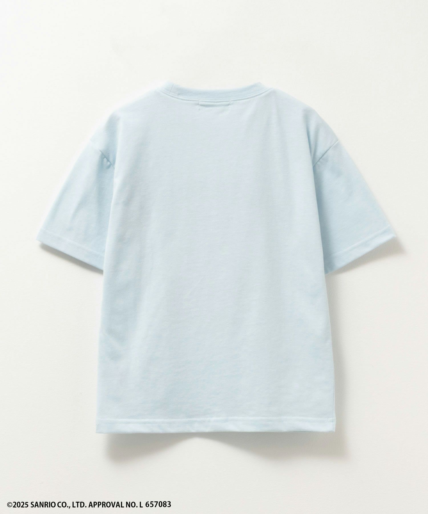 サンリオキャラクターズ シナモロール スパンコールTシャツ キッズ メール便 対応商品商品画像-2