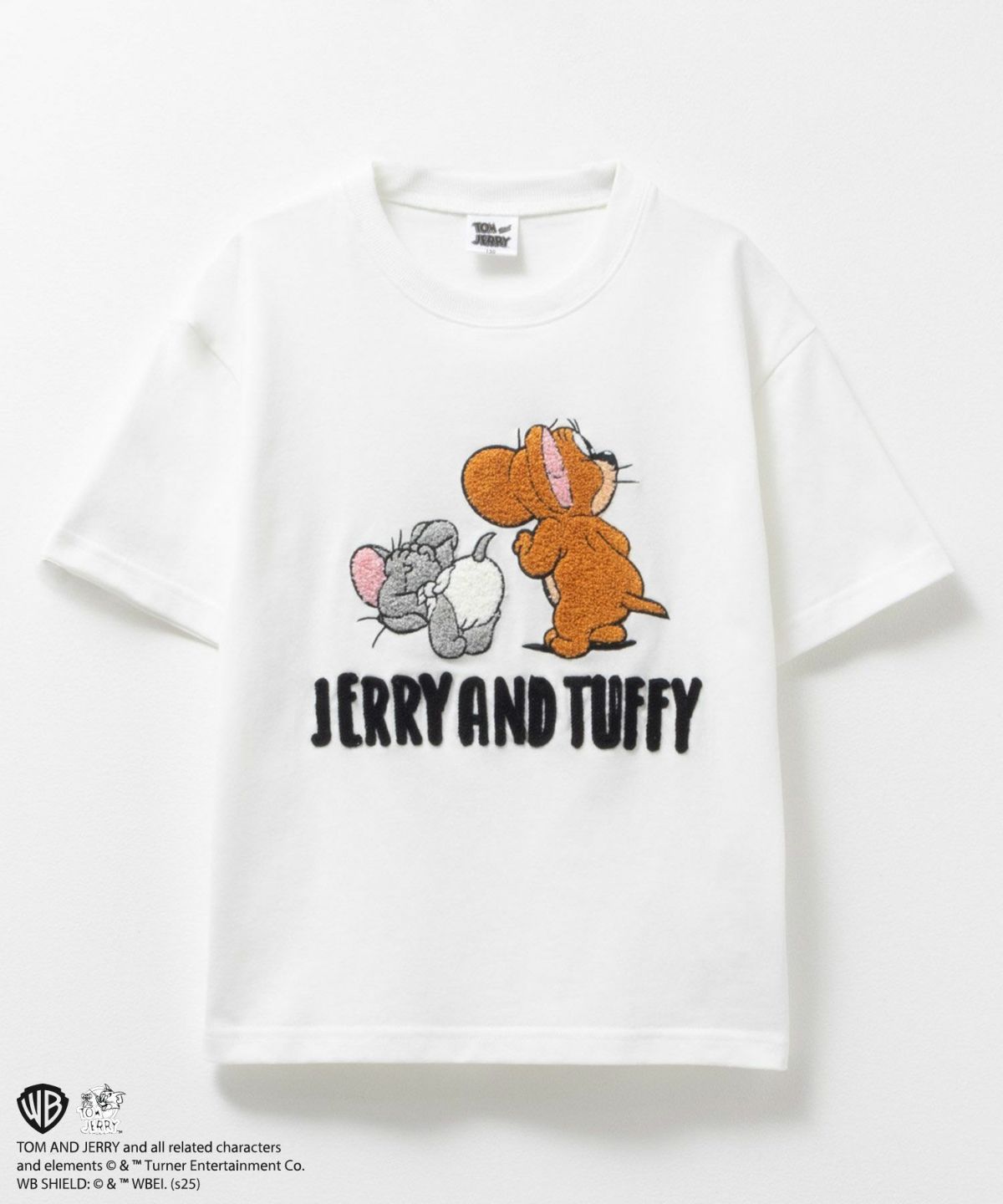Tom and Jerry サガラワッペンTシャツ キッズ ネコポス 対応商品
