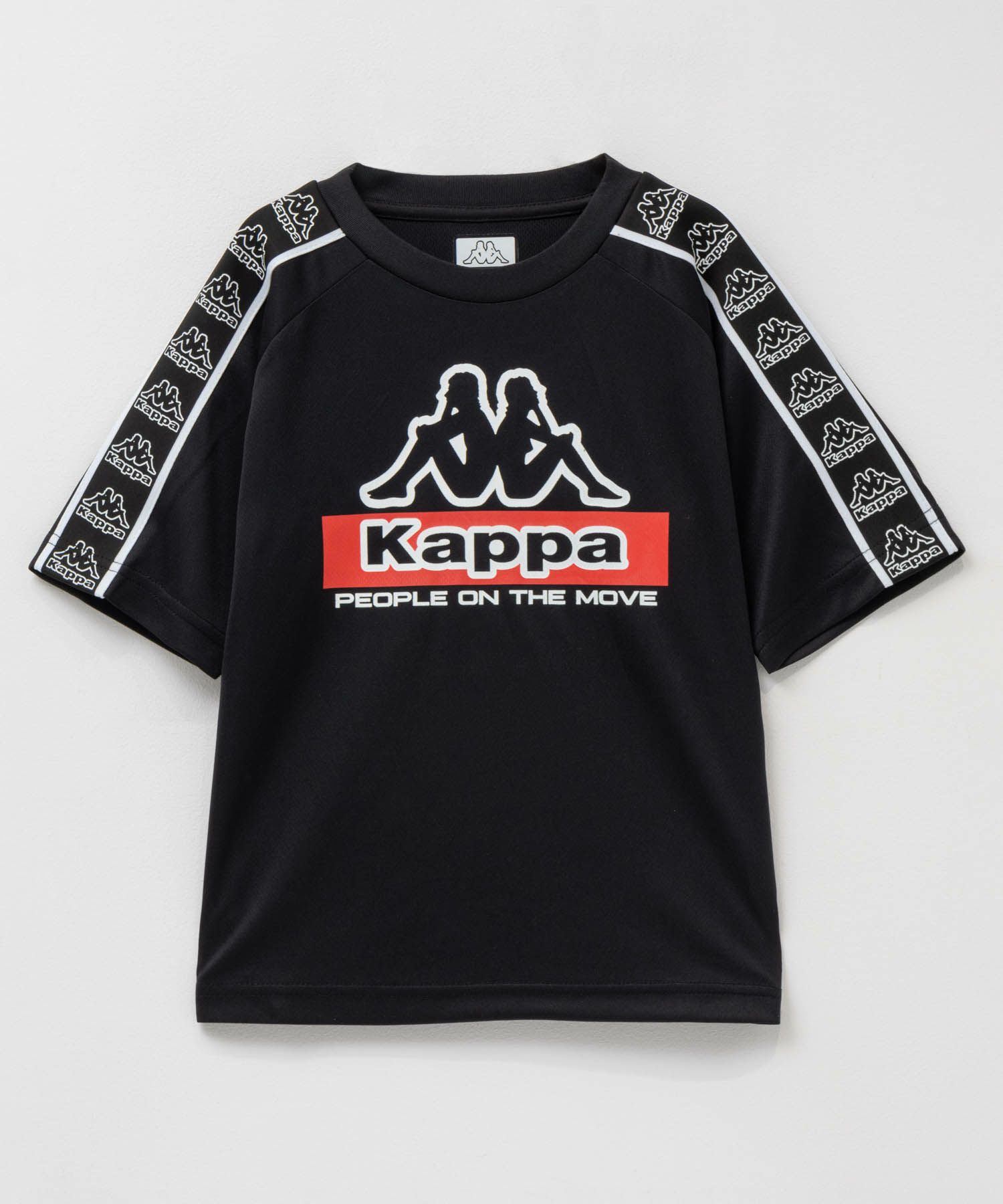 KAPPA 肩テープTシャツ キッズ ネコポス 対応商品