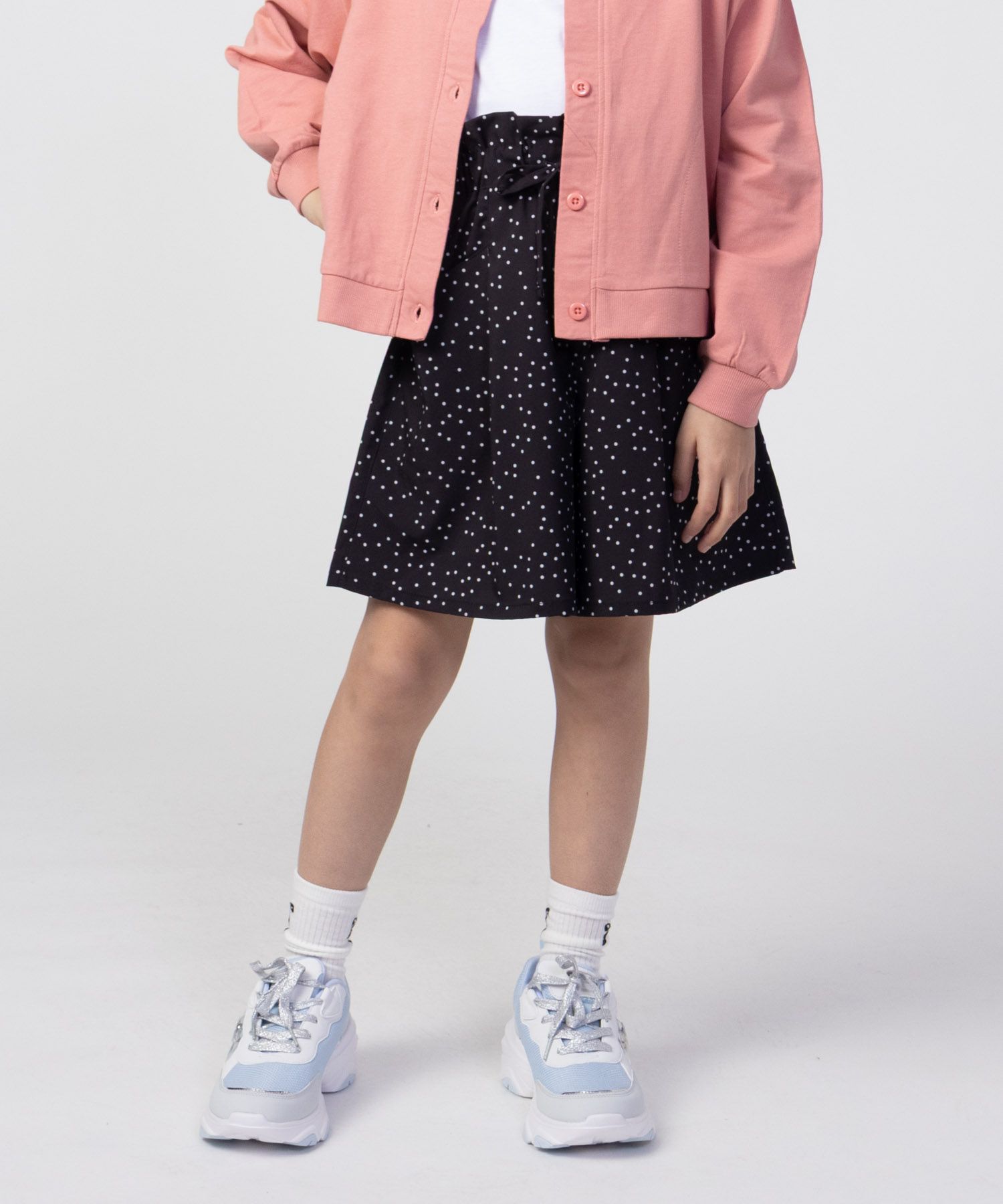 NAVY SARARI  キュロット キッズ商品サムネイル-1