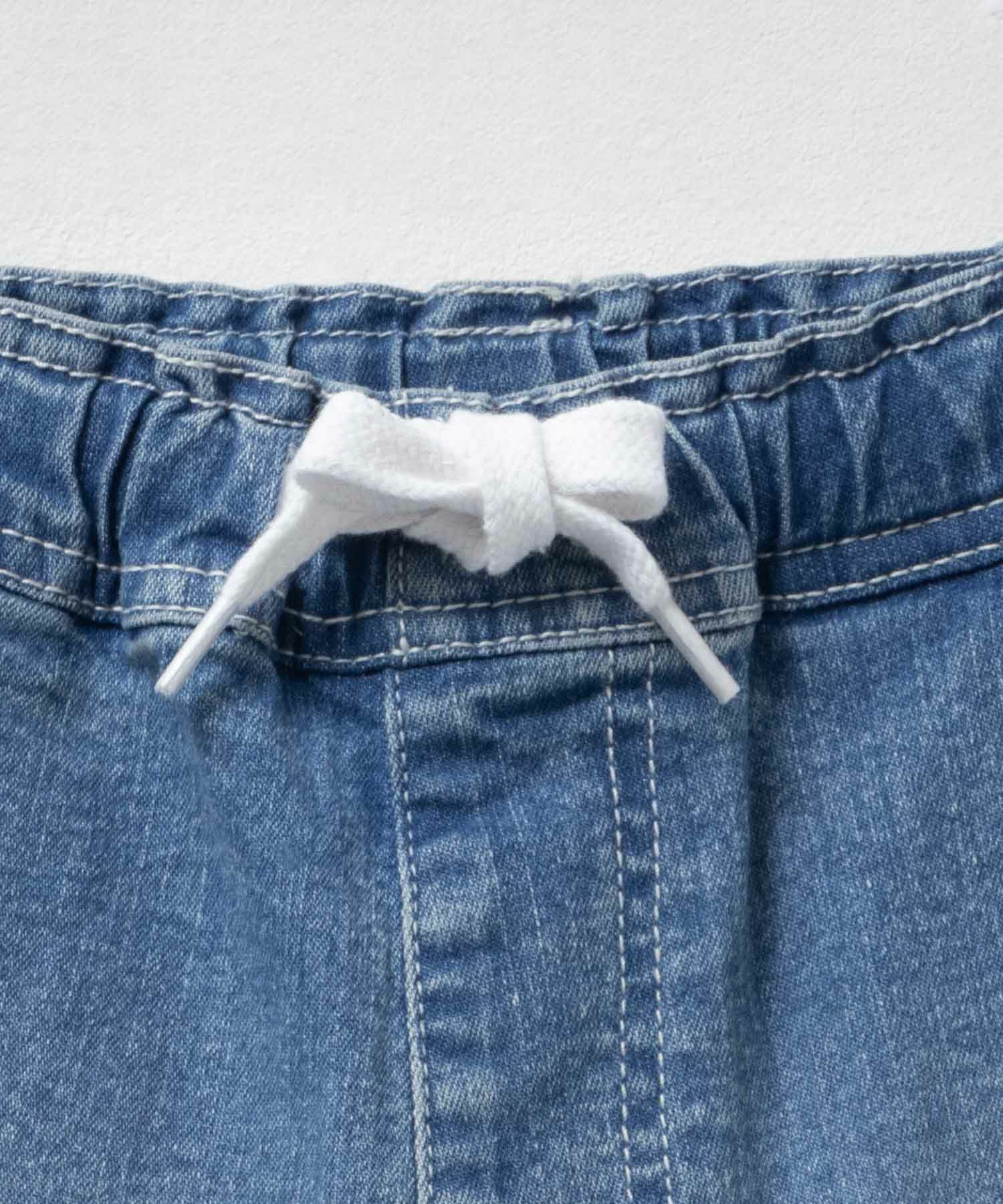 NAVY ドロストデニムパンツ キッズ