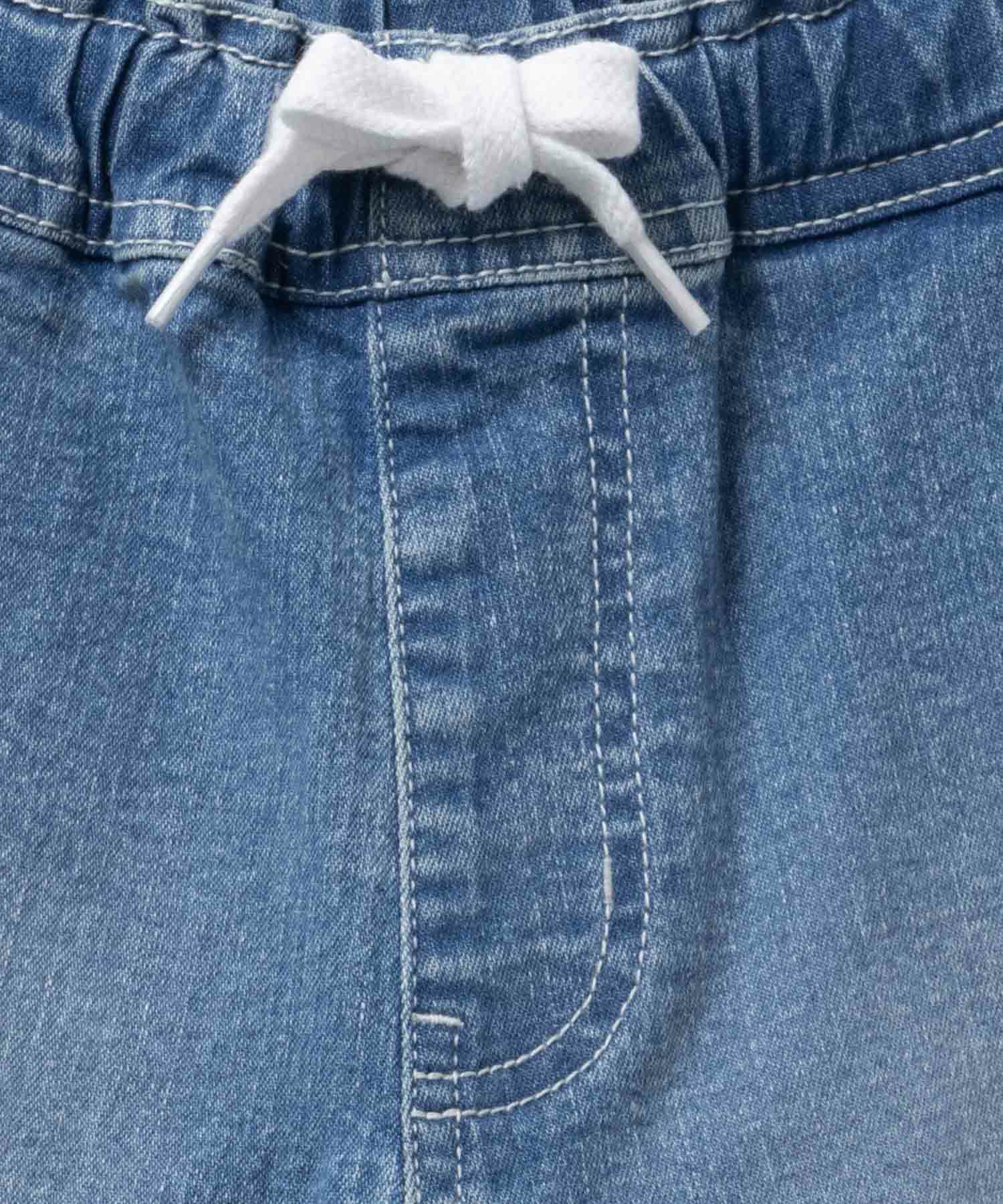 NAVY ドロストデニムパンツ キッズ