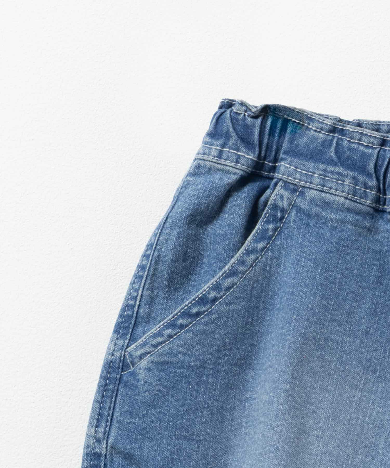 NAVY ドロストデニムパンツ キッズ