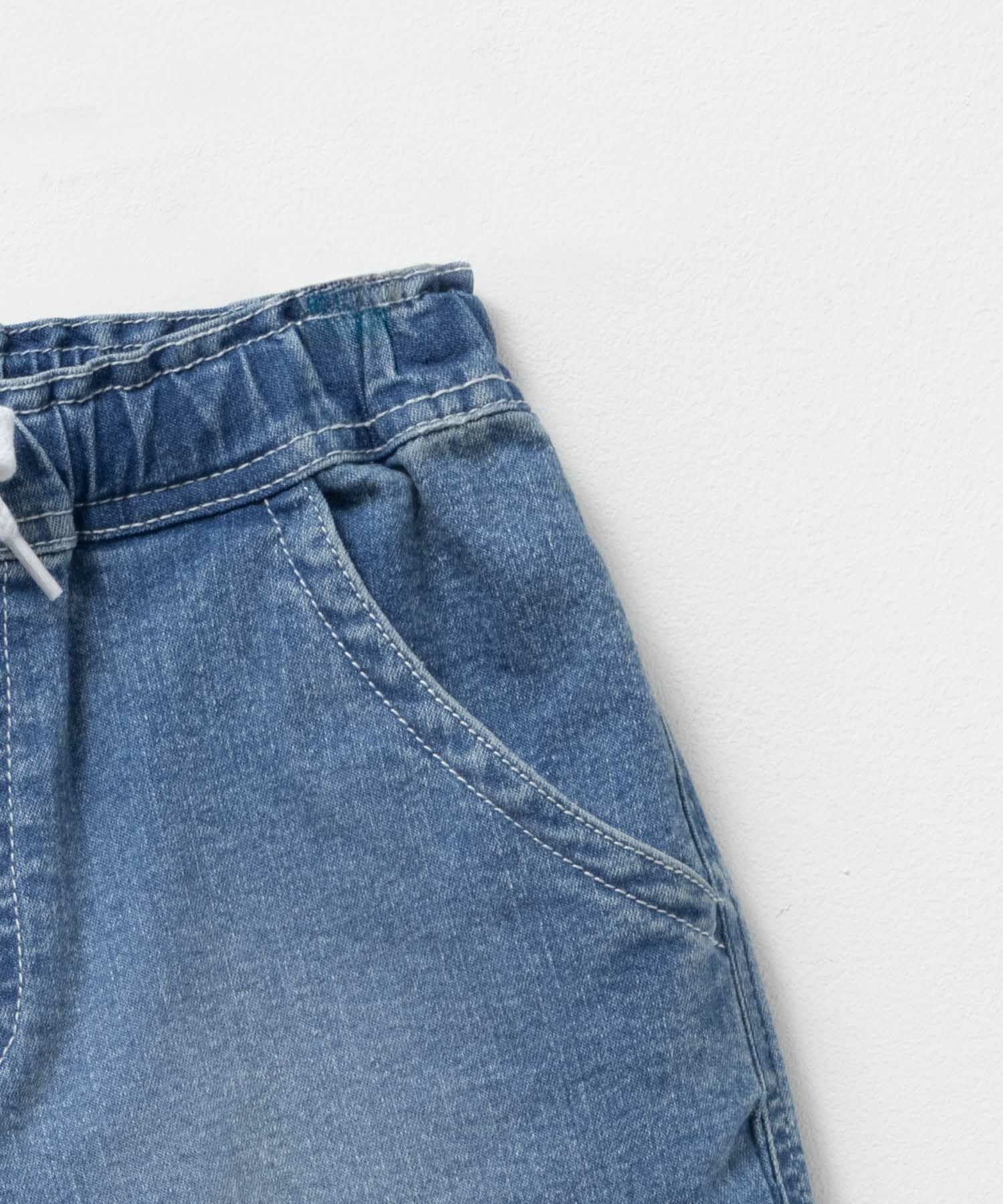 NAVY のびるモン  ドロスト ストレッチデニムパンツ キッズ商品サムネイル-11