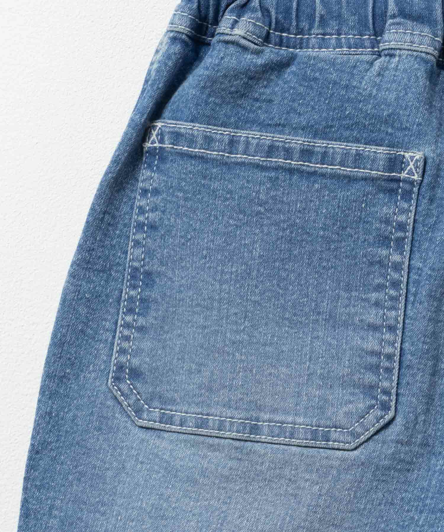 NAVY ドロストデニムパンツ キッズ
