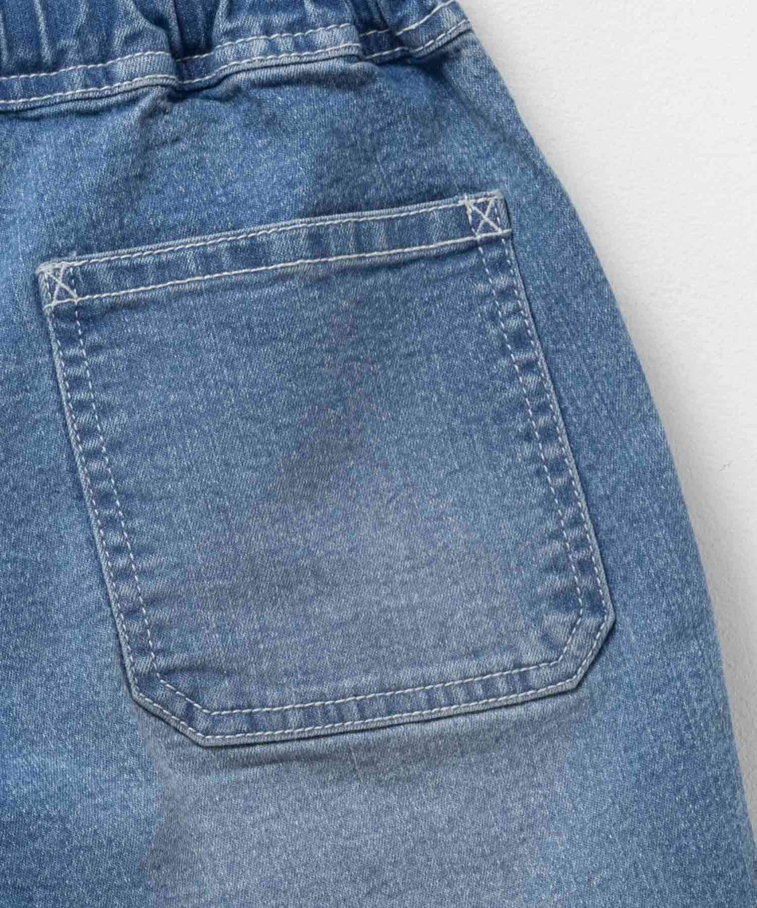 NAVY ドロストデニムパンツ キッズ