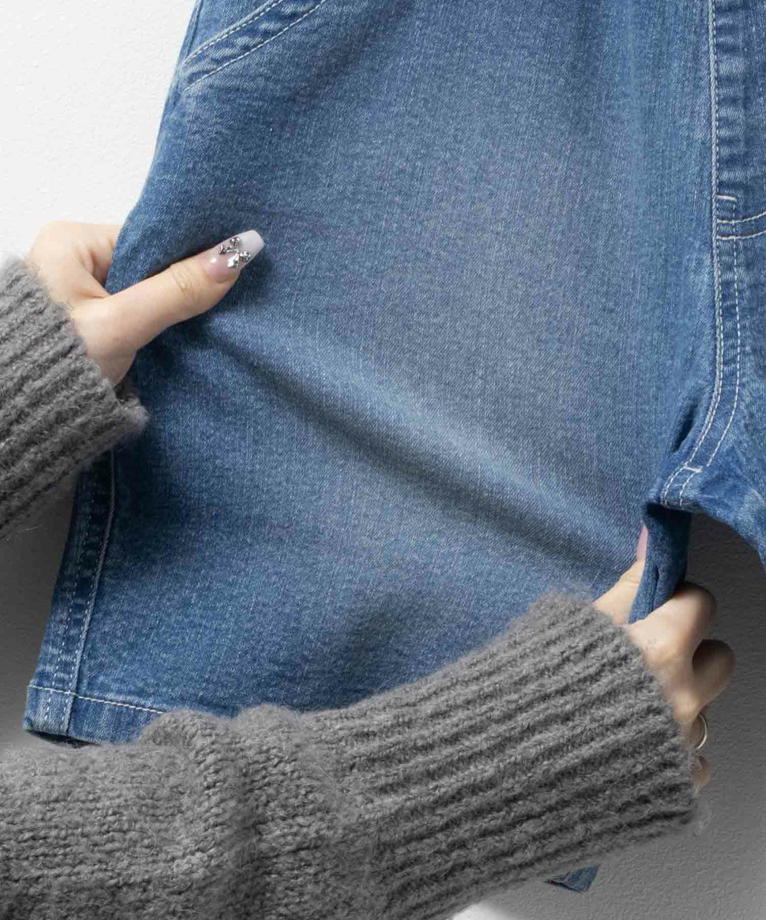 NAVY のびるモン  ドロスト ストレッチデニムパンツ キッズ商品サムネイル-16
