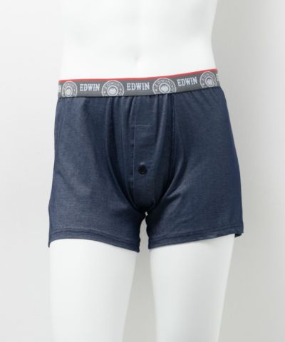 EDWIN  デニム調ニットトランクス メンズ ネコポス 対応商品