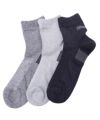 PUMA クォーターソックス キャットロゴ 3足組 メンズ