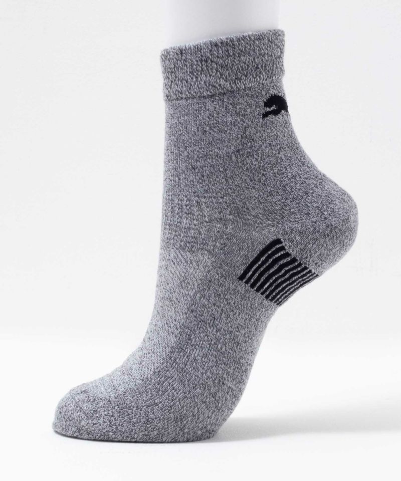 PUMA  クォーターソックス キャットロゴ 3足組 メンズ商品画像-2