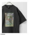 MARVEL マーベル / ヴィンテージ調スパイダーマンプリントTシャツ メンズ ネコポス 対応商品