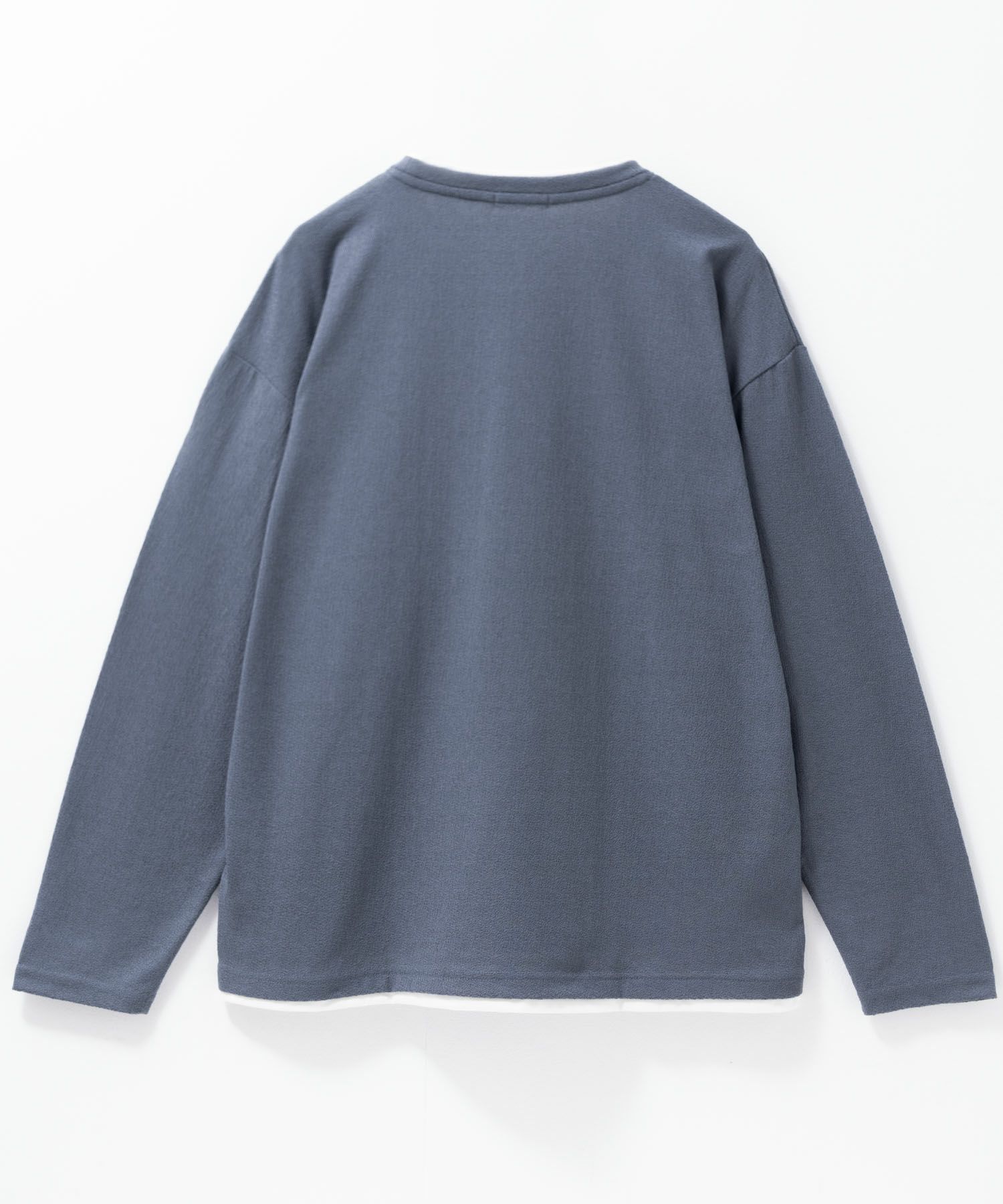 URBAN COLLECTION  梨地フェイクレイヤード長袖Tシャツ メンズ商品画像-21