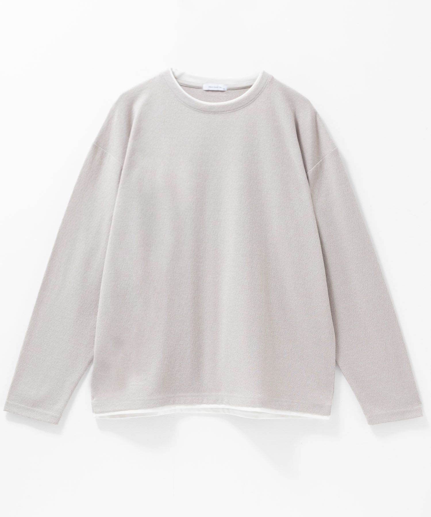 URBAN COLLECTION 梨地フェイクレイヤード長袖Tシャツ メンズ商品画像-22