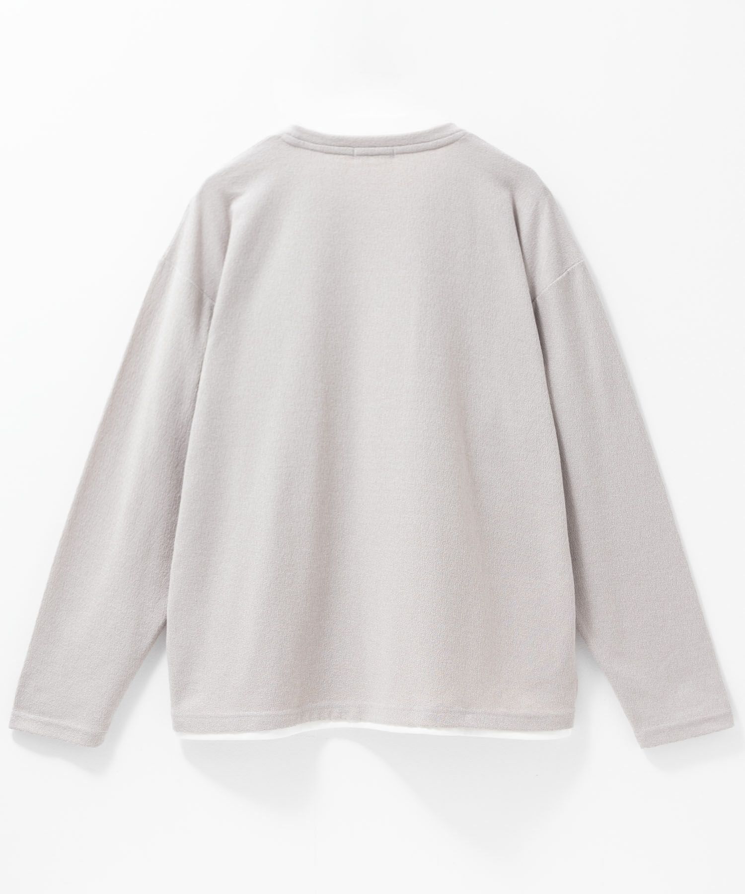 URBAN COLLECTION 梨地フェイクレイヤード長袖Tシャツ メンズ